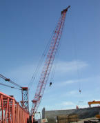 Markload system on construction crane.